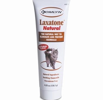 Tomlyn Laxatone Cat Hairball Remedy Natural 1ea 4.25 oz Hot on Sale