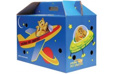 Cosmic Cat Shuttle Cardboard Cat Carrier Assorted 1ea Discount