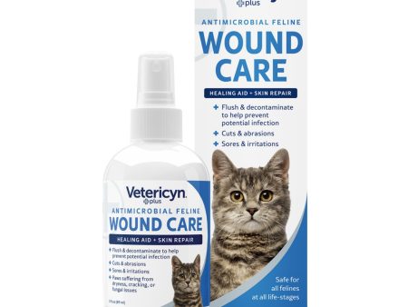 Vetericyn Plus Feline Wound & Skin Care 1ea 3 fl oz For Cheap