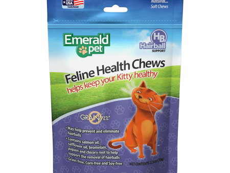 Emerald Pet Hairball Formula Chicken Flavor Cat Chews 1ea 2.5 oz Online now