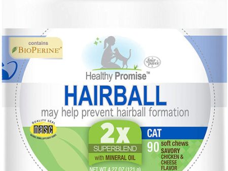 Four Paws Healthy Promise Cat Hairball Control Soft Chews Hairball Control 1ea 90 ct For Cheap