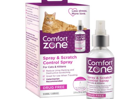 Comfort Zone Comfort Zone Scratch Deterrent and Cat Calming Spray, 2 ounces-59.2 mL 1ea 2 oz Discount