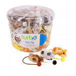 Coastal Turbo Bulk Cat Toy Bins, Spotted Mice, 6.75  (72 Pieces) Online now