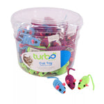 Coastal Turbo Bulk Cat Toy Bins, String Mice, 5  (90 Pieces) Online