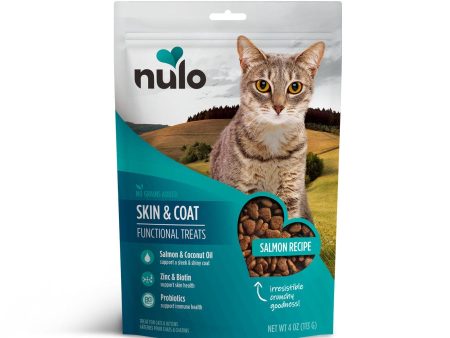 Nulo Skin & Coat Functional Cat Treats Salmon 1ea 4 oz For Sale