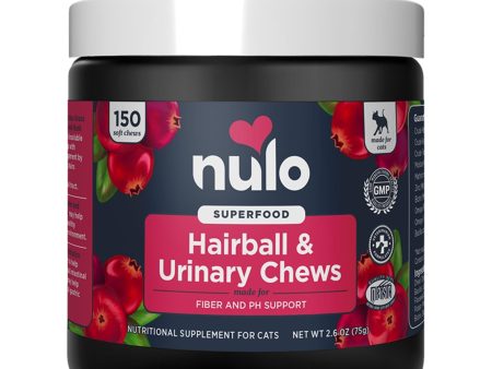 Nulo Superfood Hairball and Urinary Supplement Chews for Cats 1ea 2.6 oz, 150 ct For Sale