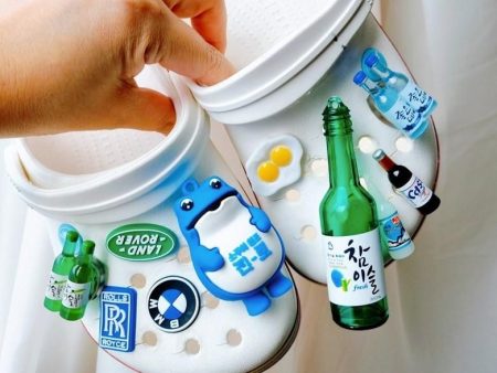 Shockle Jinro Toad Set LED Soju Bottle Couple Family   Blue figure&Green bottle Discount