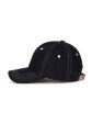 VARZAR VA Square Denim Label Ball Cap Black Blue For Sale