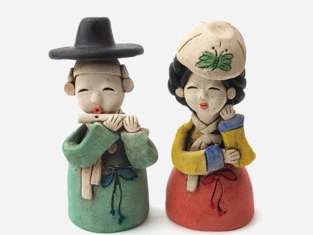 Red Clay Doll - Little Scholar and Eoudong - Made in Korea Fashion