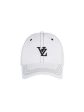 VARZAR 3D Monogram Stitch Over Fit Ball Cap White Supply