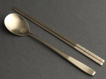 Hunminjeongeum Gold Spoon Set For Discount