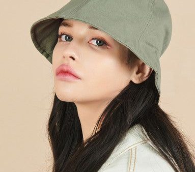 VARZAR Metal Tip Banding Bucket Hat Green Online Hot Sale