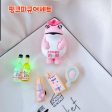 Shockle Jinro Toad Set LED Soju Bottle Couple Family   Pink figure&White bottle Online now