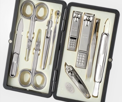 777 THREE SEVEN  Nail Clippers Silver 1 Set TS-2100C Made In Korea Hot on Sale