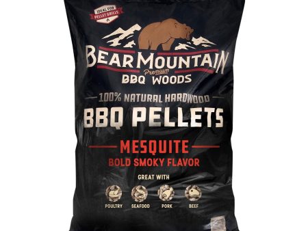 Bear Mountain BBQ 20 Pound Premium All Natural Hardwood Mesquite Smoker Pellets Online Sale