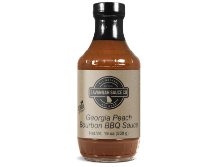 Georgia Peach Bourbon BBQ Sauce 12 CT CASE Cheap