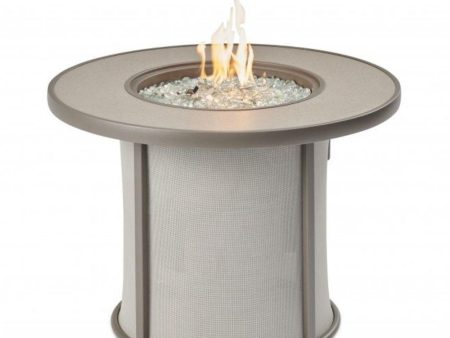 The Outdoor GreatRoom Company Stonefire 31-Inch Round Gas Fire Pit Table Online Hot Sale