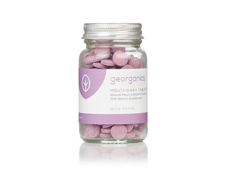 Georganics Mouthwash Tablets Wild Thyme (180 tabs) Hot on Sale