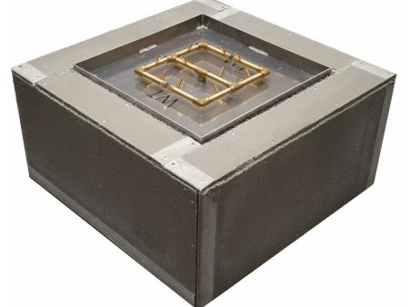 Warming Trends Ready to Finish Square Gas Fire Pit, Sizes: 36  - 60  Wide Fashion