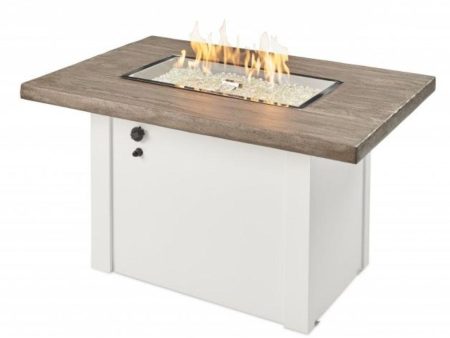 The Outdoor GreatRoom Company Havenwood 44-Inch Rectangular Gas Fire Pit Table Online Sale