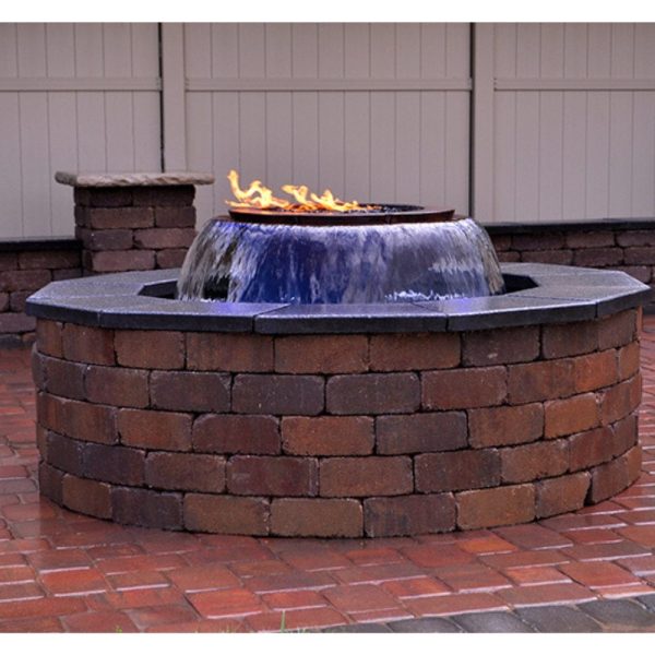 HPC Evolution 360 52-Inch Copper Gas Fire and Water Bowl Supply