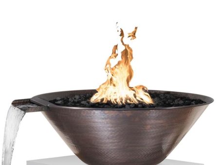 Top Fires Remi 31-Inch Round Copper Gas Fire and Water Bowl - Electronic For Cheap