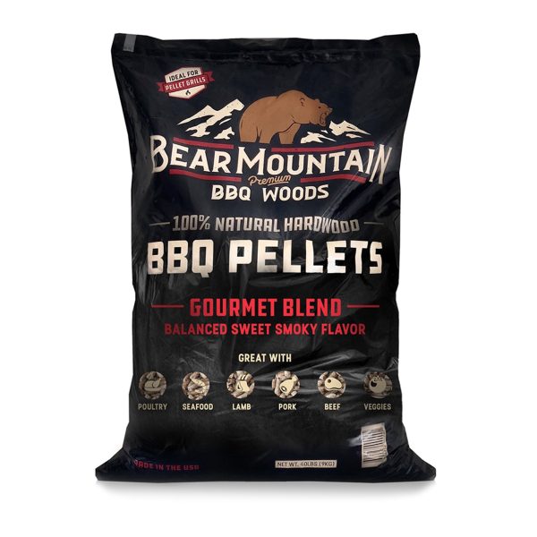 Bear Mountain BBQ All-Natural Hardwood Gourmet Smoker Pellets, 40 lbs (4 Pack) For Cheap