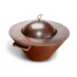 HPC 32-Inch Mesa Round Copper Gas Fire and Water Bowl Online Sale