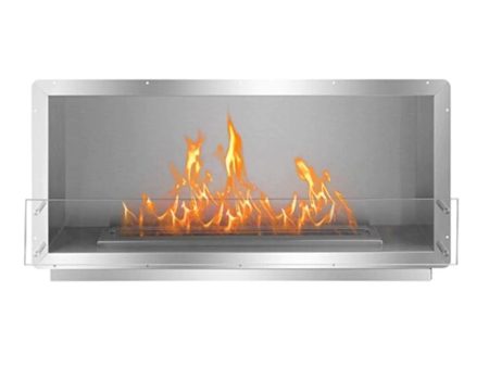 The Bio Flame XL Smart Firebox SS 53-Inch Built-in Ethanol Fireplace Cheap