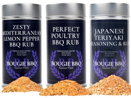 Deluxe Chicken BBQ Seasonings Collection - 3 Pack Online now