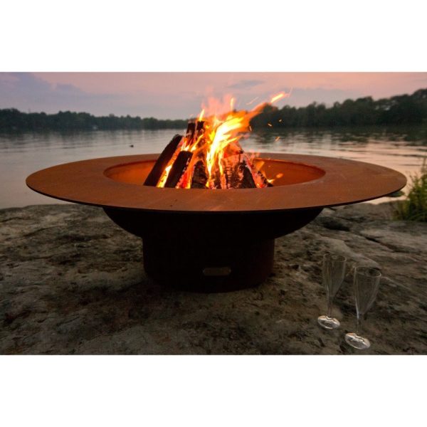 Fire Pit Art Magnum 54-Inch Handcrafted Carbon Steel Fire Pit (MAG) For Cheap