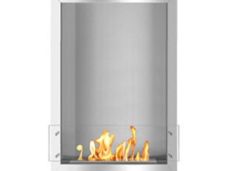 The Bio Flame 24-Inch Firebox SS Built-in Ethanol Fireplace Online Sale