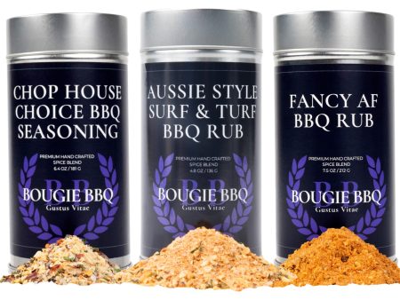 Surf & Turf BBQ Seasonings Collection - 3 Pack For Discount