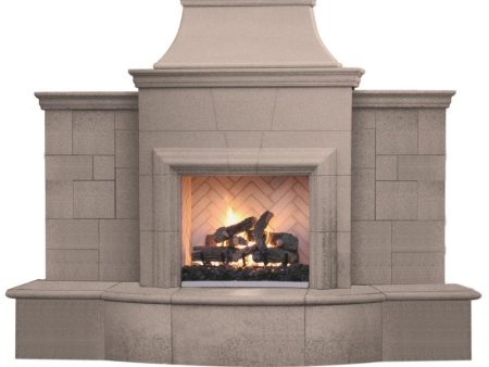 American Fyre Designs Grand Petite Cordova 127-Inch Recessed Hearth Outdoor Gas Fireplace Online Sale