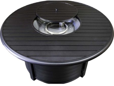 AZ Patio Heaters Slatted Aluminum 48-Inch Round LP Fire Pit Table (F-1350-FPT) Online