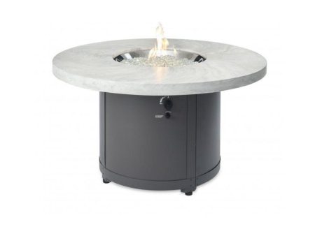 The Outdoor GreatRoom Company Beacon 48-Inch Round Gas Fire Pit Table Discount