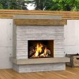 American Fyre Designs Brooklyn 68-Inch Freestanding Outdoor Gas Fireplace Online Hot Sale