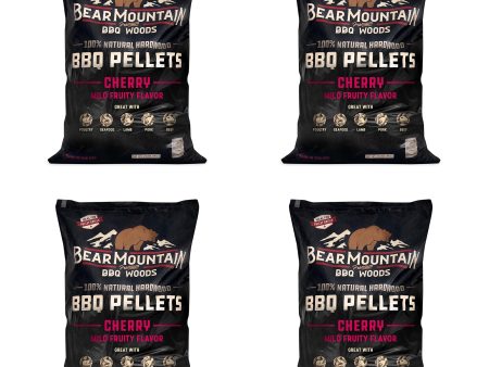 Bear Mountain BBQ All Natural Hardwood Cherry Smoker Pellets, 20 lbs (4 Pack) Hot on Sale