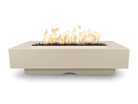 Top Fires Del Mar 72-Inch Rectangular GFRC Gas Fire Pit - Electronic Online