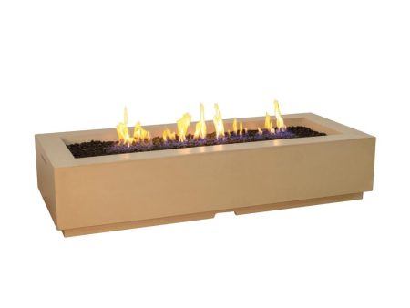 American Fyre Designs Louvre 72-Inch Rectangular Gas Fire Pit Online