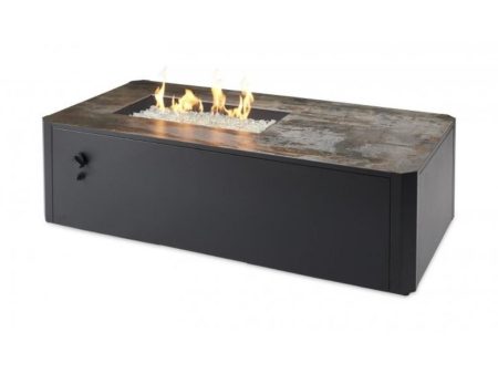 The Outdoor GreatRoom Company Kinney 55-Inch Linear Gas Fire Pit Table (KN-1224) Sale