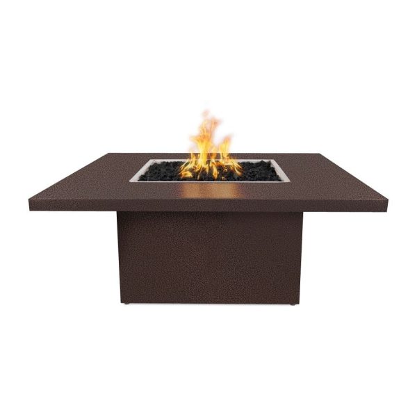 Top Fires Bella 36-Inch Square Steel Gas Fire Table - Match Lit (OPT-BELPC36) For Cheap