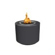 Top Fires Beverly Round Powder Coated Fire Pit - Match Lit Online now