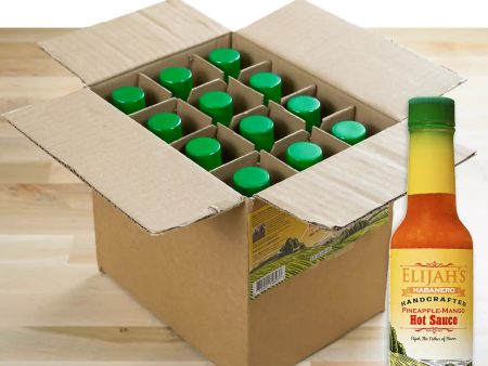 Pineapple Mango Habanero Hot Sauce (12 pk Case) Online now