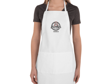 Embroidered Apron - Piroshki on 3rd logo Online Sale