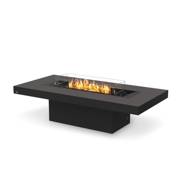 EcoSmart Fire Gin 90 Chat Height Rectangular Fire Pit Table Supply