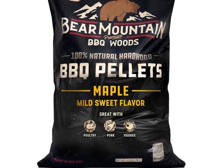 Bear Mountain BBQ 100% Natural Hardwood Maple Sweet Flavor Pellets, 20 Pounds Fashion