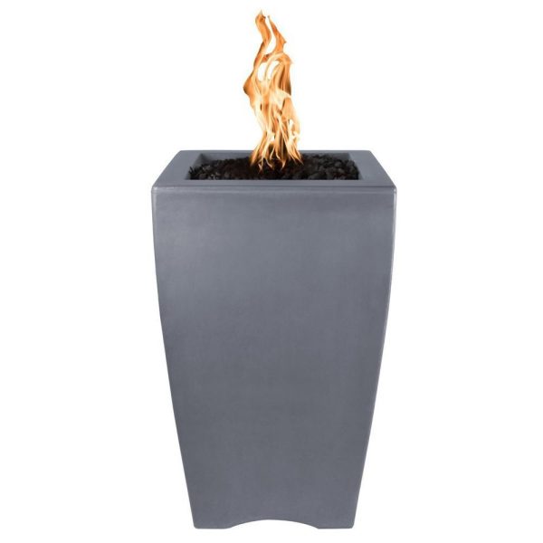 Top Fires Baston Pillar 20-Inch Pillar GFRC Gas Fire Pit - Match Lit For Discount