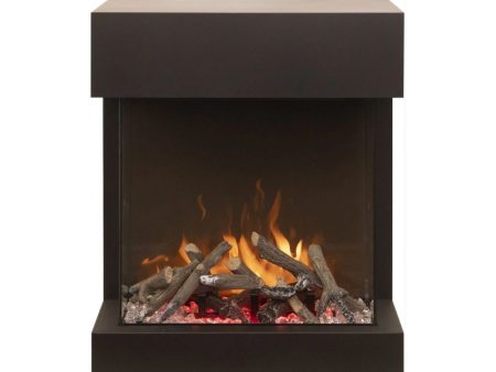 Amantii TRU-VIEW Cube LUMINA 20-Inch 3-Sided Smart Electric Fireplace (CUBE-2025WM-LUMINA) Online now