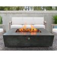 Stonelum Manhattan 01 53-Inch Rectangular Concrete Gas Fire Pit Table Online Hot Sale